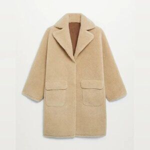 Mango Reversible Faux Shearling Coat